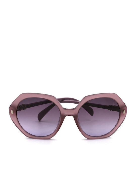 Tous Women's Sunglasses with Pink Plastic Frame and Purple Gradient Lens STOA92 02G1