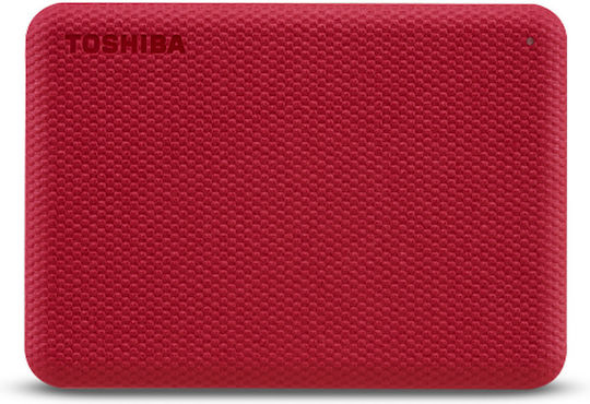 Toshiba Canvio Advance 2020 USB 3.2 Εξωτερικός HDD 2TB 2.5" Κόκκινο