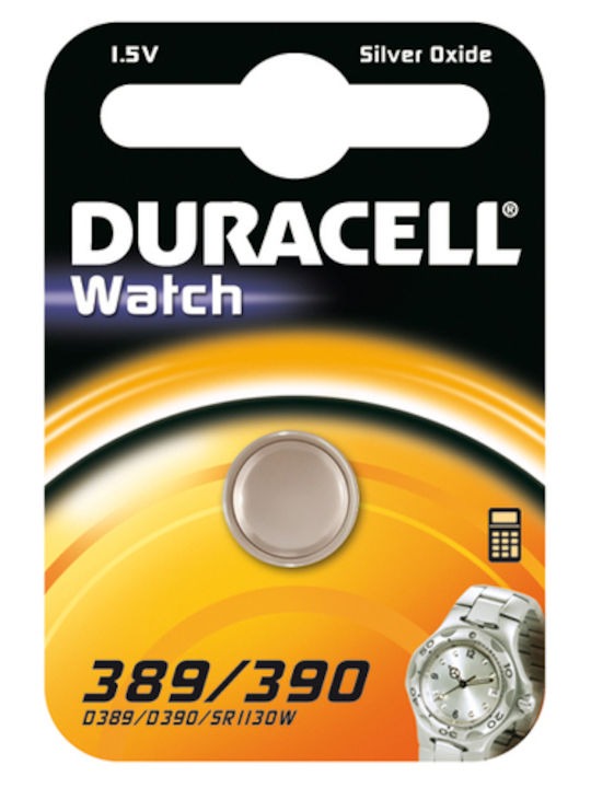 Duracell Long Lasting Power 389/390 Silver Oxide Watch Battery SR54 1.5V 1pcs