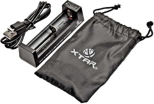 XTAR MC1 Plus USB Charger Batteries Li-ion Size 18650/16340/26650/14500