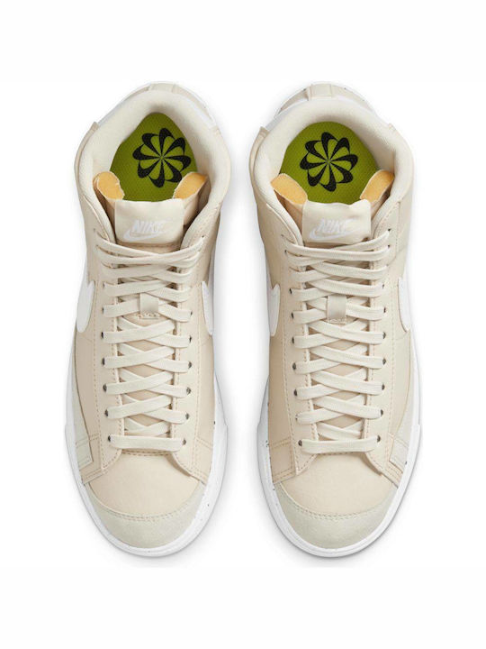 Blazer Mid '77 Next Nature Bărbați Sneakers Light Orewood Brown / White