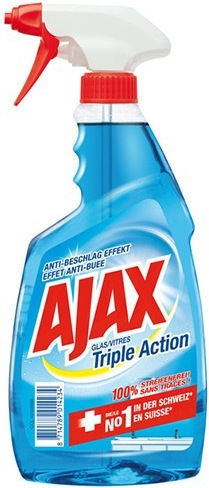 Ajax Triple Action Spray de Curățare pentru Geamuri 1x750ml