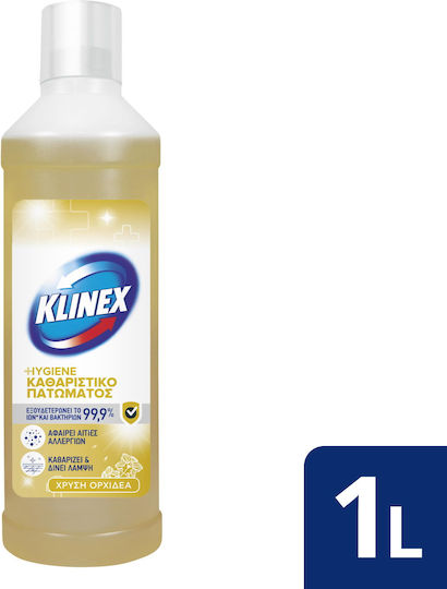 Klinex Allzweckreiniger Flüssig für Boden mit Desinfektionsmittel Duft Goldene Orchidee 1lt