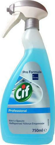 Cif Professional Καθαριστικό Spray Τζαμιών 750ml