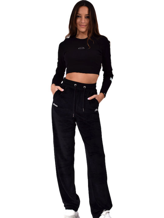 India Hohe Taille Jogginghose Schwarz
