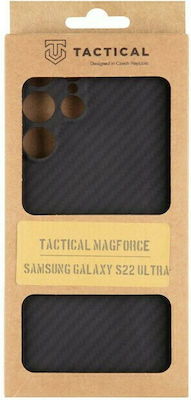 Tactical Magforce Aramid Synthetic Back Cover Durable Black (Galaxy S22 Ultra 5G)