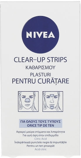 Nivea Skin Refining Clear Up Strips Nose Strips Προσώπου για Καθαρισμό 2τμχ