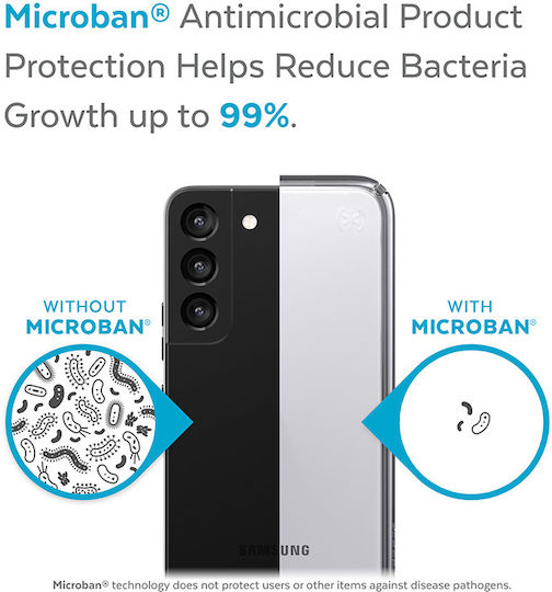 Speck Presidio Perfect Задна корица Пластмаса Прозрачен (Galaxy S22+ 5G)