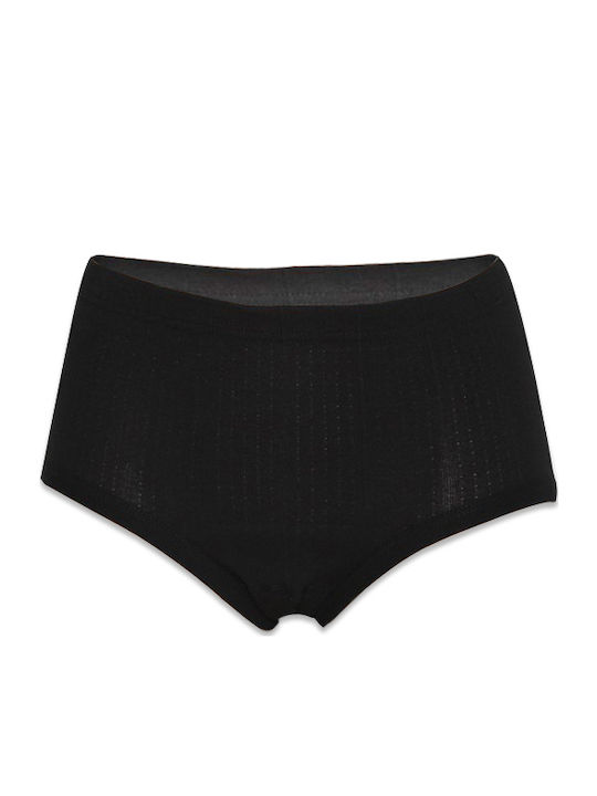High-waisted Women's Boxer Black