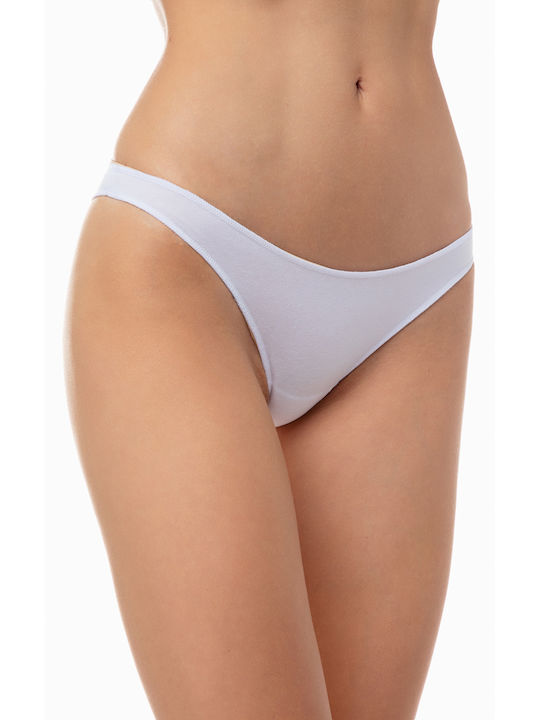 Miss Βαμβακερά Γυναικεία Slip 3Pack Λευκά