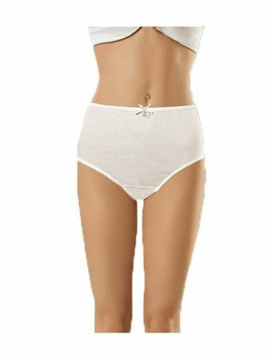 High-waisted Women's Slip White