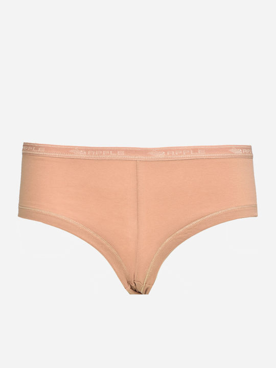 Βαμβακερά Γυναικεία Boxer 3Pack Μπεζ