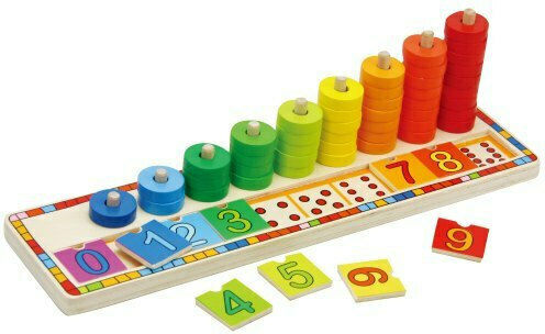 Top Bright Играчка за сортиране на форми Educational от дърво за 24++ месеца
