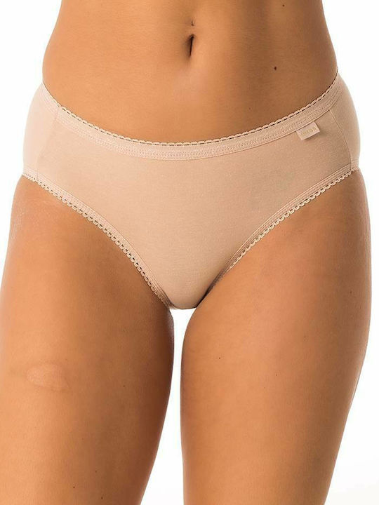Βαμβακερά Women's Slip 2Pack Beige