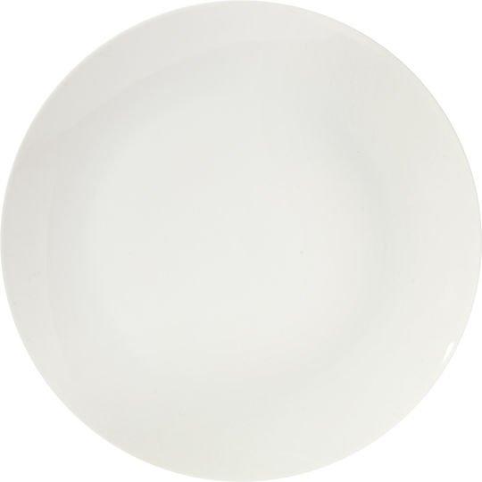 Cryspo Trio Silk Pure White Porcelain Dinnerware Set 20pcs