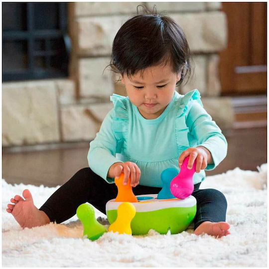 Fat Brain Toys Jucărie de Stivuire SpinnyPins pentru 18++ Luni
