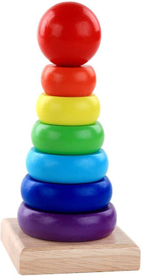 Globo Stapelspielzeug Rainbow Tower für 10++ Monate