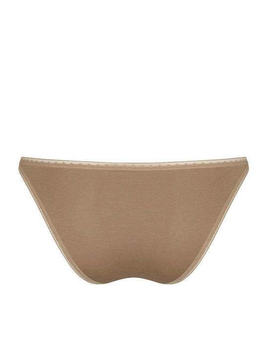 Go H Mini Βαμβακερά Women's Slip 2Pack Brown