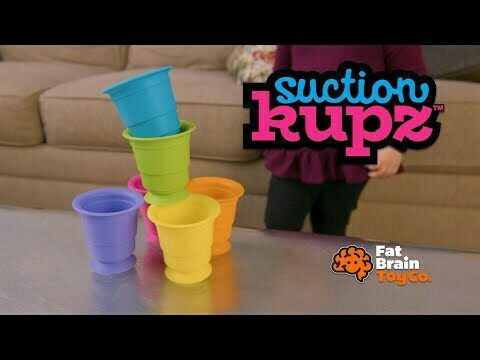 Fat Brain Toys Παιχνίδι Στοίβαξης Suction Kupz για 12+ Μηνών