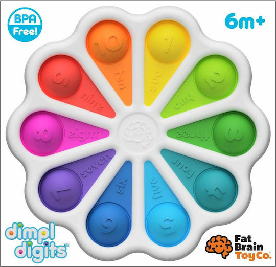 Fat Brain Toys Βρεφικό Παιχνίδι Dimpl Digits για 12+ Μηνών