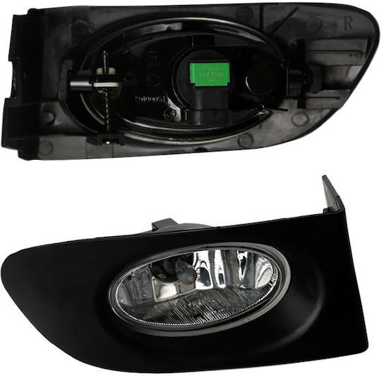ΗD-036 Pătrat Faruri antipană Auto Honda Jazz 2003-2004 2buc