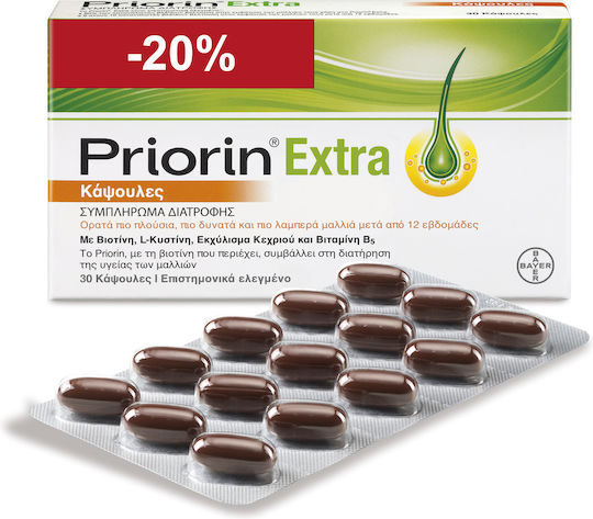 Priorin Extra Special Food Supplement 30 Capsules