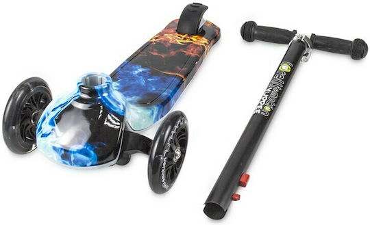 Lorelli Kids Scooter Yuppee 3-Wheel for 4+ Years Black