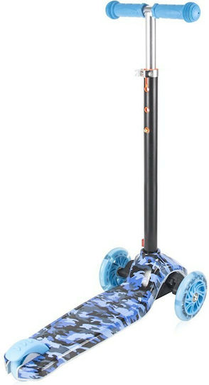 Lorelli Kids Scooter Yuppee 3-Wheel for 4+ Years Blue