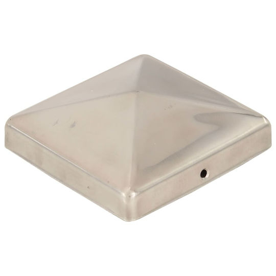 vidaXL Cap за градински под от Inox 101x101бр 6бр Колонна пирамида