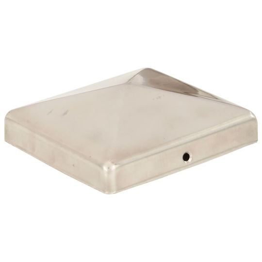 vidaXL Cap за градински под от Inox 101x101бр 6бр Колонна пирамида
