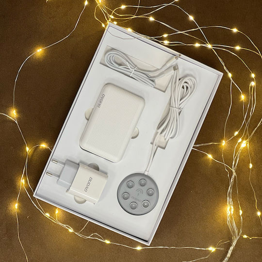 Dudao Ασύρματος Φορτιστής (Qi Pad) 18W Power Delivery Λευκός (A12S gift pack)