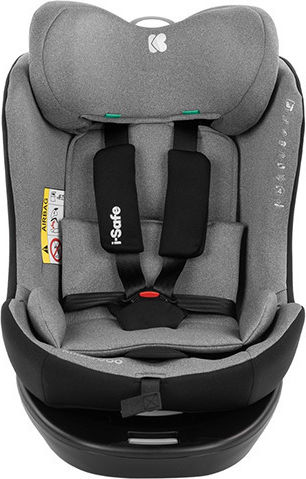 Kikka Boo I-Safe Autositz i-Size mit Isofix Dark Grey