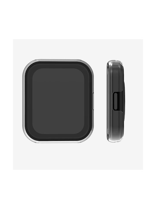 KWmobile Full Body 2buc Carcasă de Plastic cu Sticlă Black / Transparent pentru Realme Watch 2 Pro