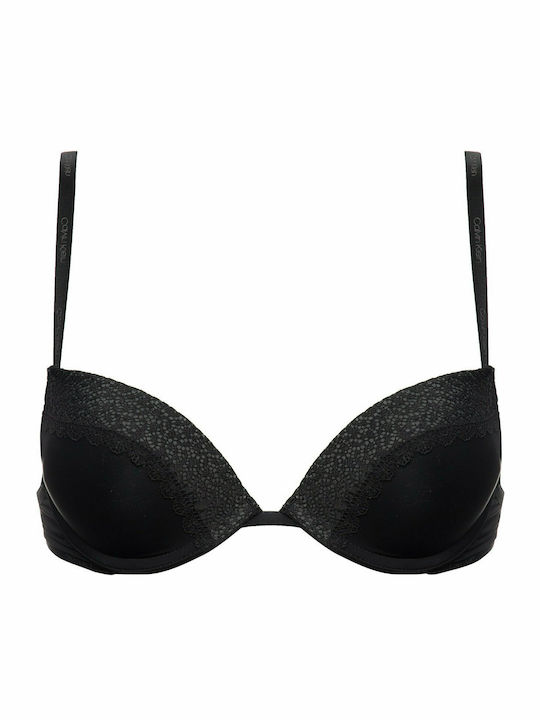 Negru Sutien Push Up cu Baloane