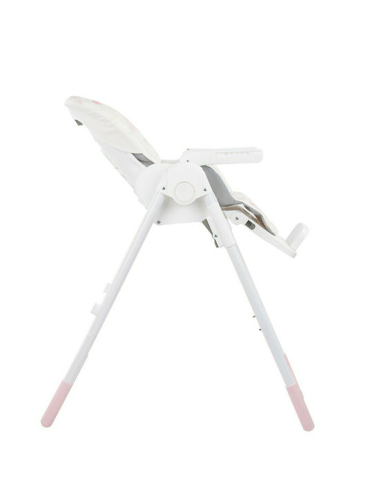 Kikka Boo Vitto Baby Highchair with Adjustable Height Pink Unicorn
