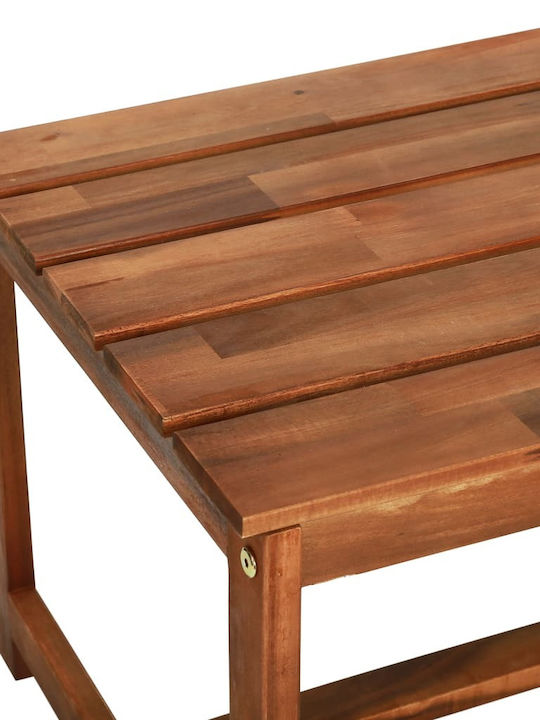 Outdoor Living Room Set 4 Pieces Acacia