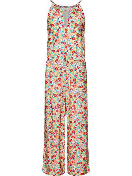 Vicky Women's Sleeveless One-piece Suit Multicolored