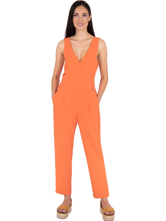 Stella Women's Sleeveless One-piece Suit Orange