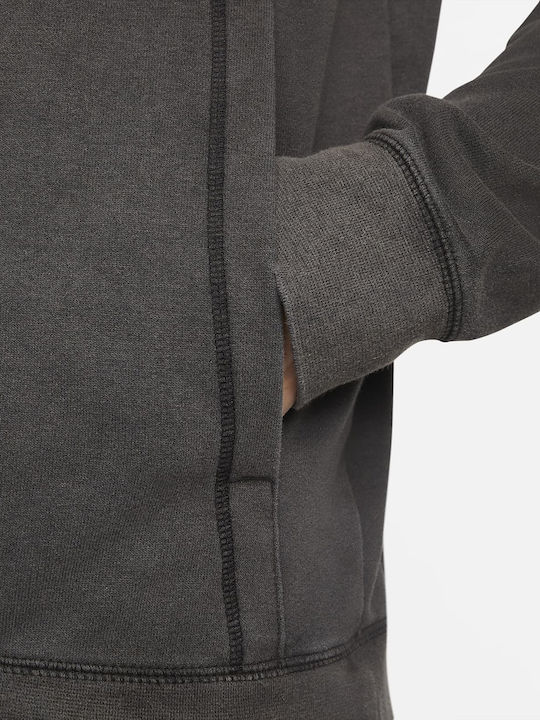 Dri-Fit Cardigan With Hood Gray