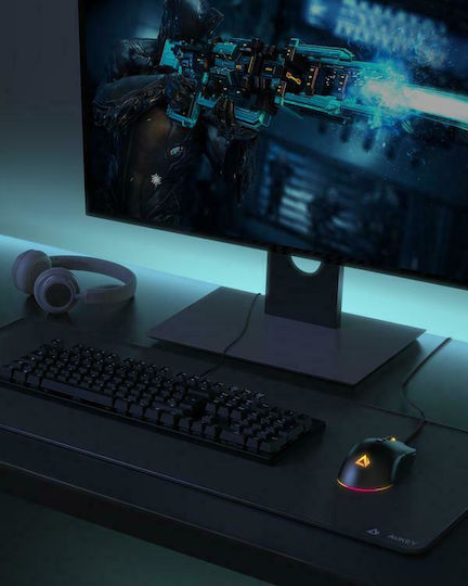 Aukey KM-P2 Gaming Mouse Pad XXL (800mm) Μαύρο 515-AUK-KMP2