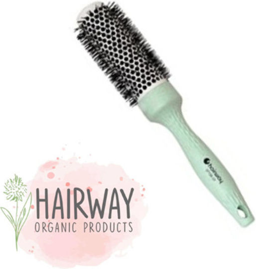 Hairway Thermal Organika Mint Green Hair Brush Green 33mm
