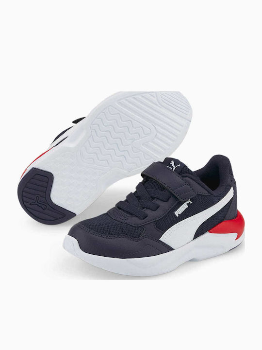 X-Ray Kids Sneakers with Scratch Navy Blue