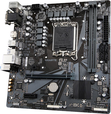 Gigabyte H610M H DDR4 rev. 1.0 Motherboard Micro ATX με Intel 1700 Socket