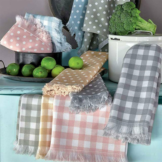 Kentia Kettle 19 Towel from 100% Cotton in Blue Color 40x60cm