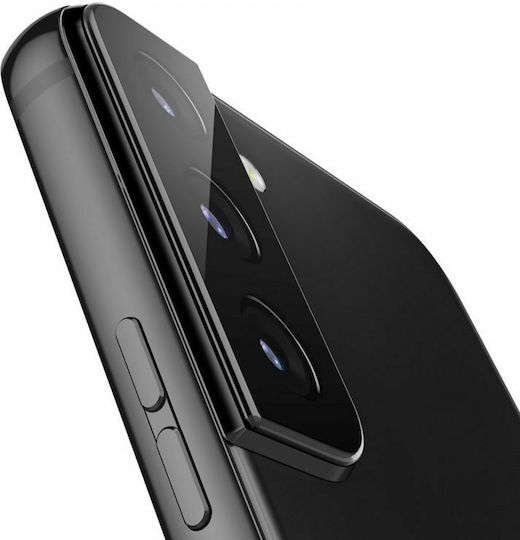 Spigen Optik.TR Camera Protection Tempered Glass Black for the Galaxy S22/ S22+