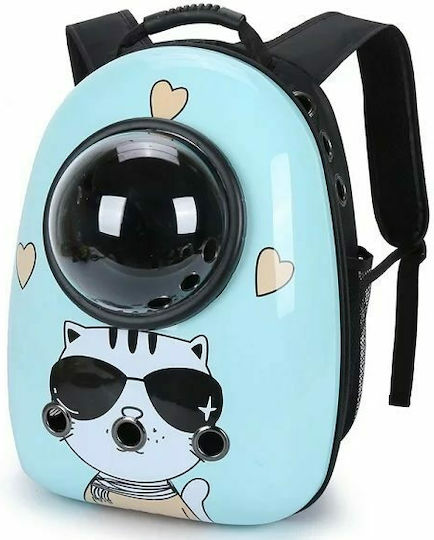 Dog/Cat Carrying Turquoise Backpack L30xW42xH25cm