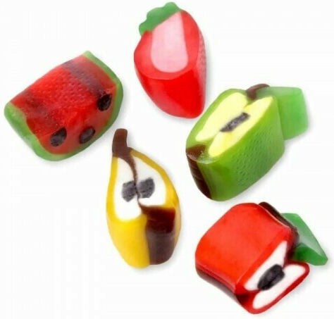 Fini Жълтици Fruit Attack с вкус на Плодове 1бр 100гр