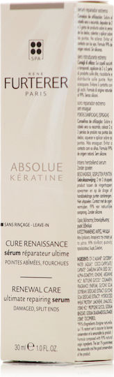 Rene Furterer Absolue Ultimate Repair Leave In Serum Μαλλιών για Αναδόμηση 30ml