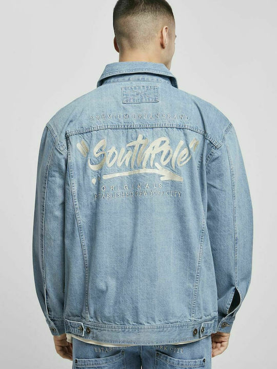 Southpole Denim Jacket Mid Blue