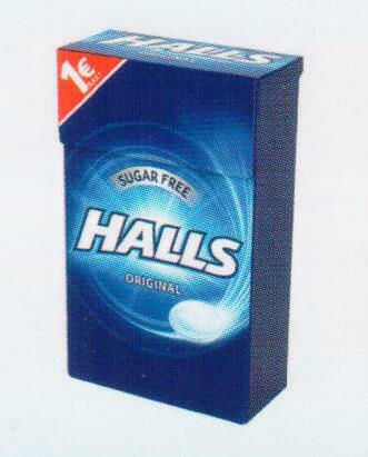 Halls Candies Original with Μέντα Flavour Sugar Free 12pcs 27.5gr